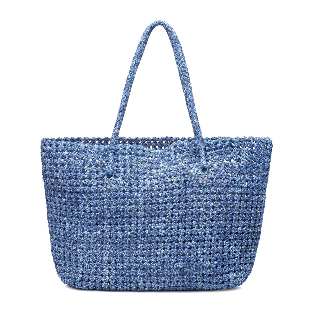 Sol & Selene Denim Large Tote Bag with Removable Strap & Pouch NWT - Picture 1 of 4